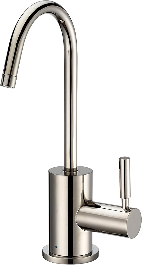 Whitehaus Collection WHFH-C1010-PN Forever Hot Point of Use Cold Water Faucet with Contemporary Spout, Polished Nickel