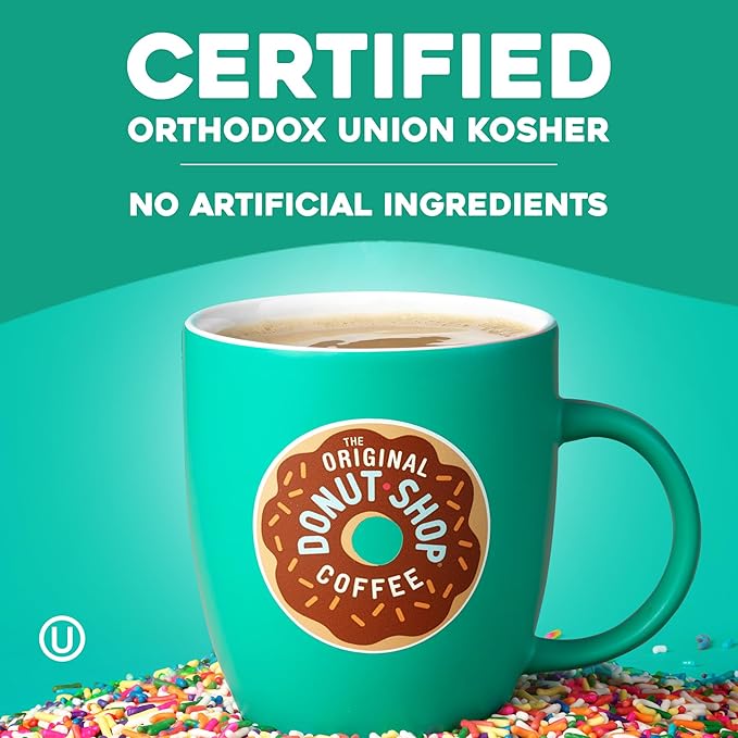 The Original Donut Shop Regular, Single-Serve Keurig K-Cup Pods, Medium Roast Coffee Pods, 48 Count