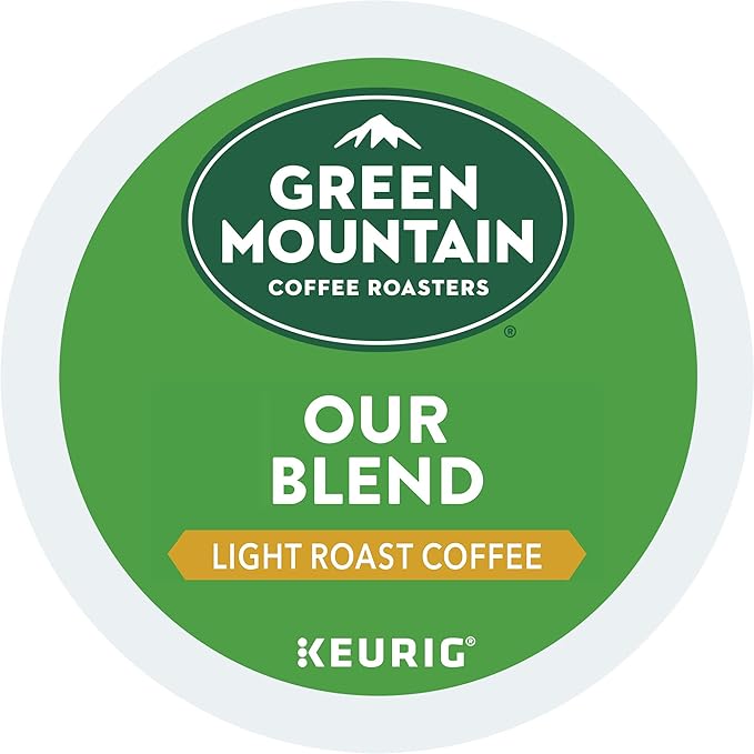 Green Mountain Coffee Roasters Our Blend Keurig Single-Serve K-Cup Pods, Light Roast Coffee, 96 Count
