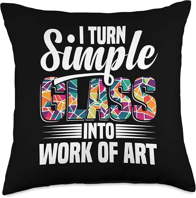 Stained Glass Artist Glass Sheets Glass Paint Stained Glass Throw Pillow