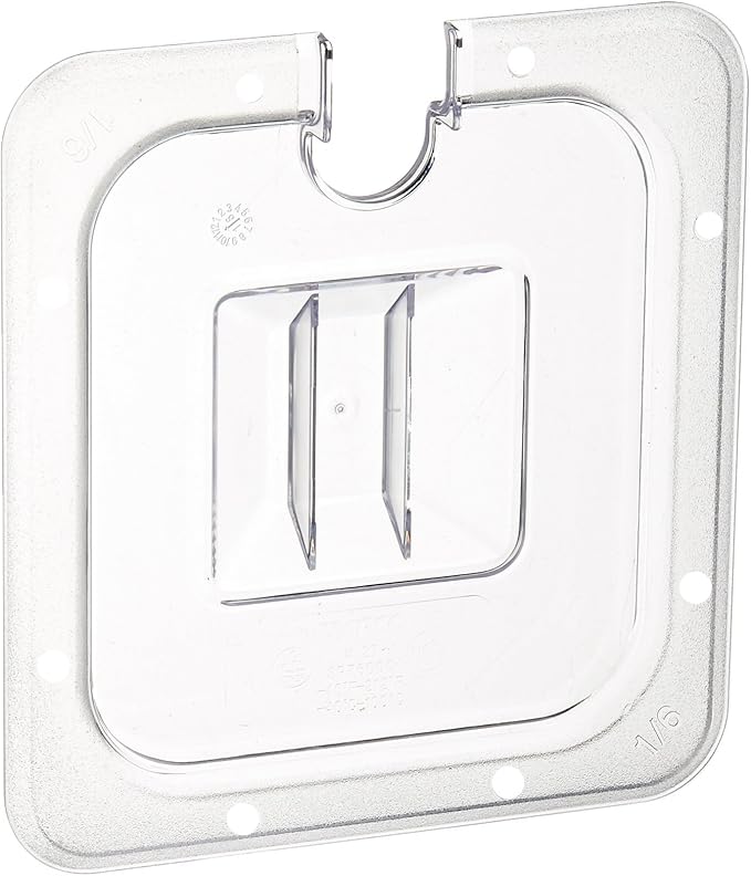 Winco 1/6 Pan, Slotted Cover