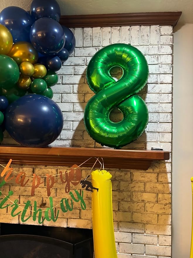 Number 18 Balloons 40 Inch, Dark Green Birthday Decorations For Women Men, Big Number Balloons for 18 81 Wedding, Anniversaries, Celebration, Graduation