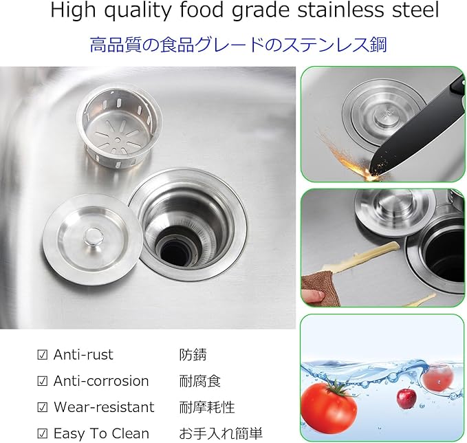 Stainless Steel Sink for Washing with Faucet, Commercial Wall Mount Hand Basin for Restaurant, Kitchen and Home, 1 Compartment, Outdoor Sink Indoor Laundry (500x400x210mm