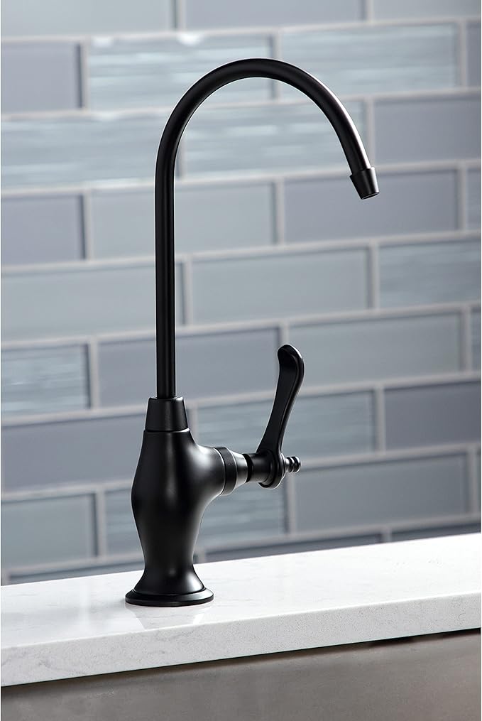 Kingston Brass KS3190TL Templeton Single Handle Water Filtration Faucet, Matte Black
