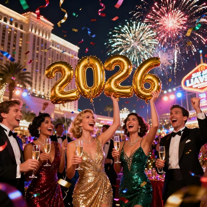 2026 Balloons Gold Number 2026 Balloon-16 Inch Number Foil Balloons for Graduation Party Decorations 2026