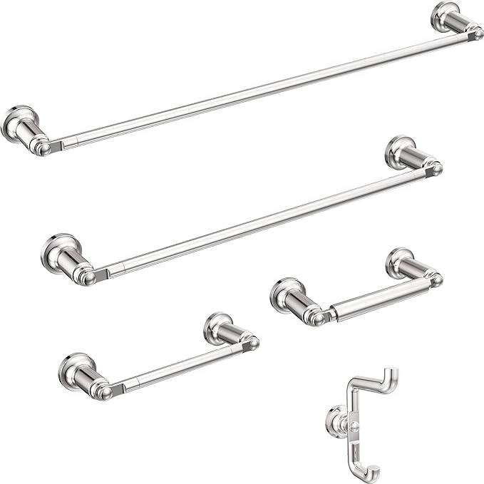 Delta Saylor (1-Pack) Toilet Paper Holder Polished Chrome Tissue Roll Holder for Bathroom Organization and Storage Pivoting Toilet Tissue Holder Wall Bathroom Accessories 73550