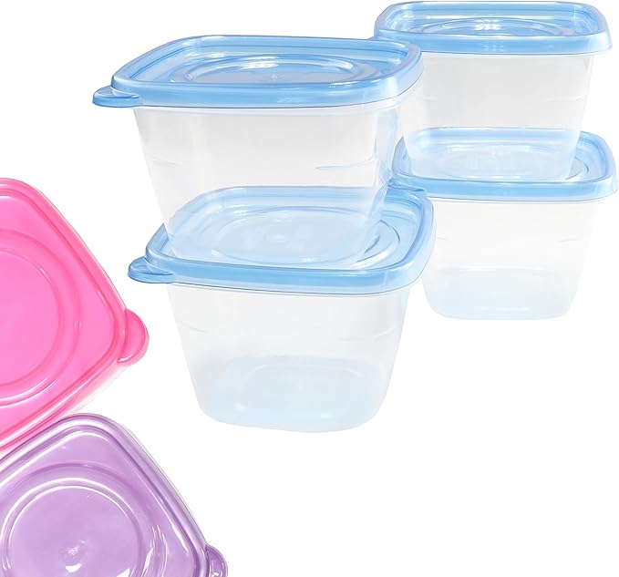 Chef Craft Food Storage Sq. 4.625" - 4 pk