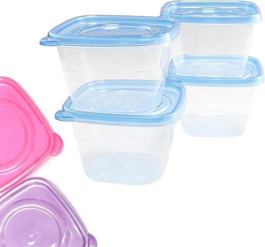 Chef Craft Food Storage Sq. 4.625" - 4 pk
