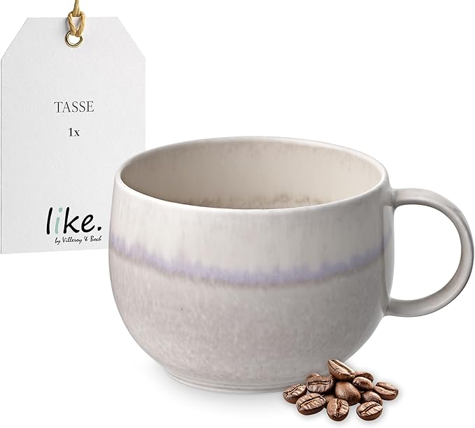 like. by Villeroy & Boch Perlemor Sand Coffee cup - 4.75x3.5x2.5 inch