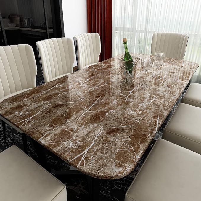 Livelynine Marble Countertop Contact Paper 15.8x394 Marble Peel and Stick Countertops Waterproof Renter Friendly Counter Top Vinyl Wrap Kitchen Wallpaper Self Adhesive Covers Desk Cover Table Sticker