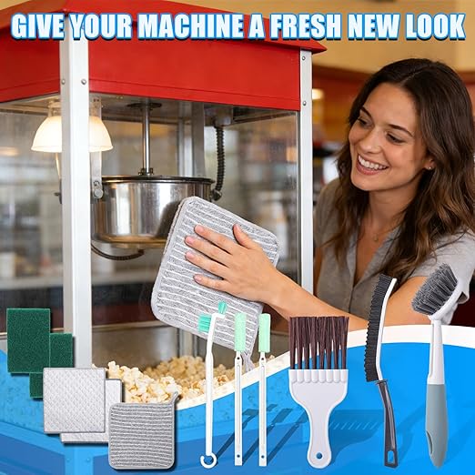 Popcorn Machine Cleaning Kit, Popcorn Machine Cleaner Brush, Popcorn Machine Accessories