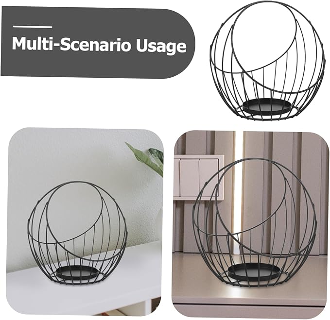 Gadpiparty Multi-Functional Storage Basket with Handle Small Iron Magazine Holder for Organizing Books and Newspapers for Home Office and School Use Black