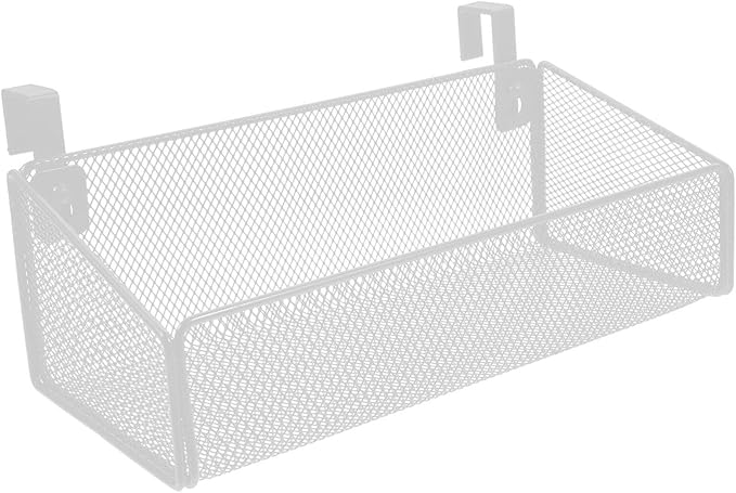 Ipetboom Bedside Hanging Organizer Basket Mesh Storage for Dormitory Home Office Space-saving Sundries Basket for College Essentials Easy to Use
