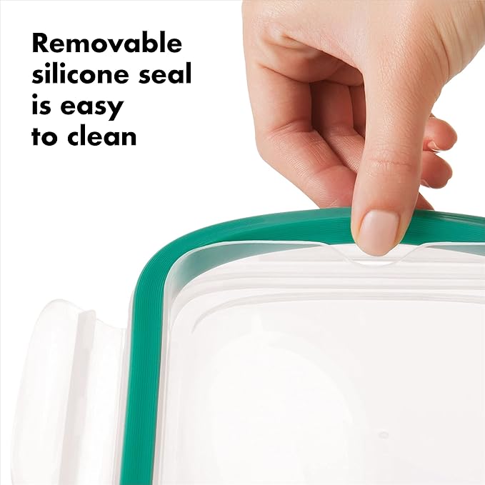 OXO Good Grips 2 Cup Smart Seal Glass Round Food Storage Container (Pack of 2)