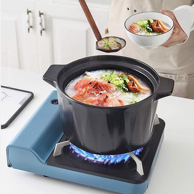 Casserole Cookware Ceramic Saucepan with Lid High-class Steam Soup Bowl Steaming Cup Suitable for Home Kitchen Egg Cream Herbs Bird's Nest Tonic (Size : A)