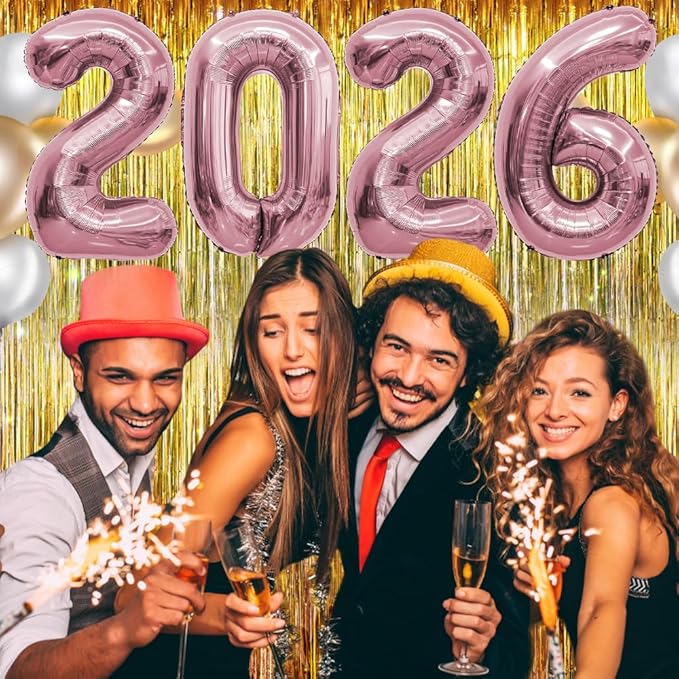 2026 Balloons, New Years Decorations Balloons, Graduation Balloons, Rose Gold Balloons, Birthday Balloon, 2026 Balloon Numbers, Graduation Decorations Class Of 2026 Graduation Party Decorations 2026