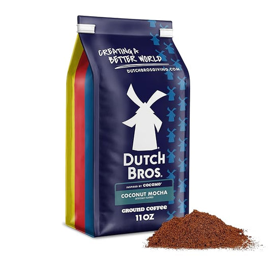 Dutch Bros® Coconut Mocha Ground Flavored Coffee Inspired by Cocomo®, Bagged 11oz