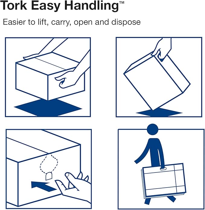 Tork Centerfeed Paper Wiper White M2, High Absorbency, 6 x 1000 Sheets, 120133