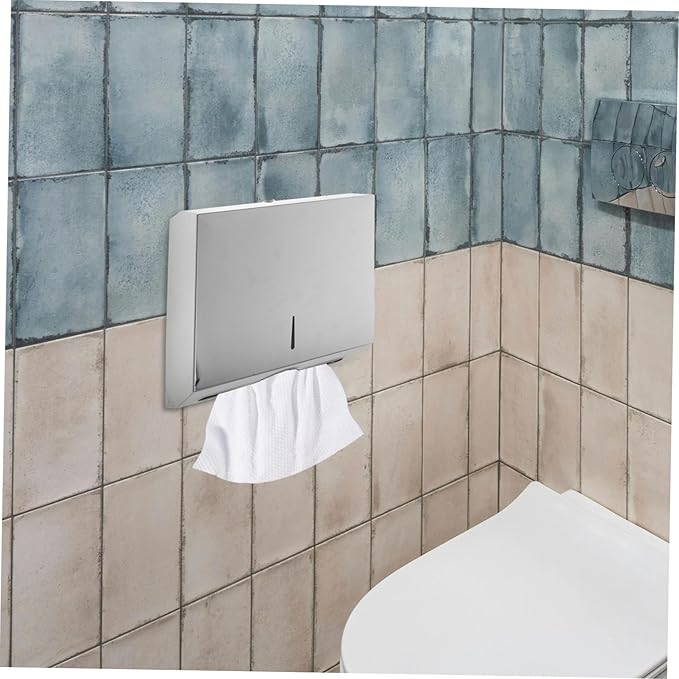 Paper Towel Dispenser Wall Mount Hand Towel Holder for Bathrooms Hospitals and Kitchens Commercial Tissue Box Elegant Design