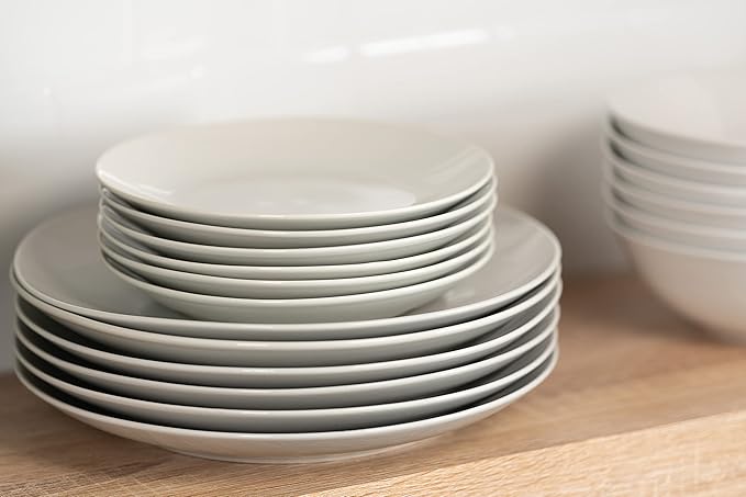 10 Strawberry Street Simply White 10.5" Coupe Dinner Plate, Set of 6