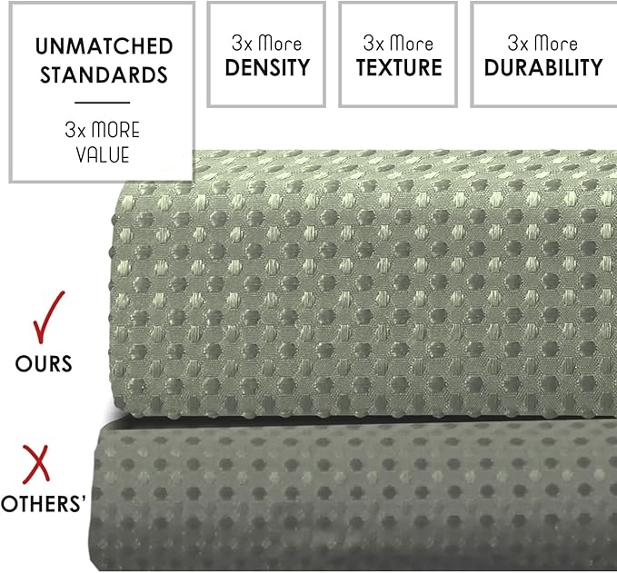 Clara Clark Sage Green Shower Curtain Set with Black Shower Caddy Hanging - Fabric Shower Curtains and Stainless Steel Shower Caddies, Bathroom Shower Curtain Sets with Corner Shower Caddy Dorm