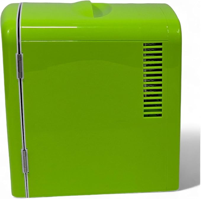 CURTIS Mountain Dew MIS134MD, Mini Portable Compact Personal Fridge Cooler, 4 Liter Capacity Chills Six 12 oz Cans, 100% Freon-Free & Eco Friendly, Lime