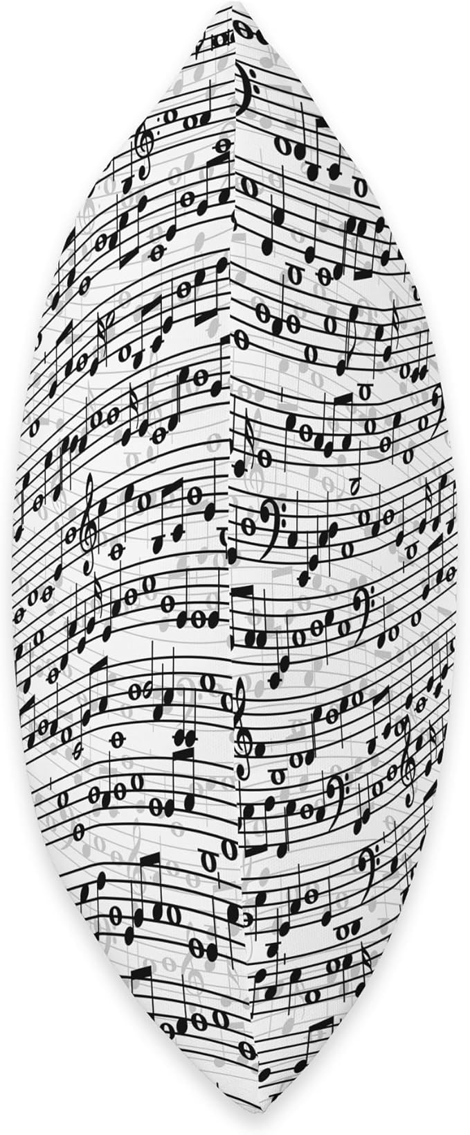 Musician Sheet Music Lovers Musical Notes Pattern Throw Pillow