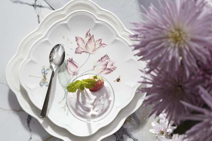 Lenox 894308 Butterfly Meadow Square 4-Piece Accent Plates