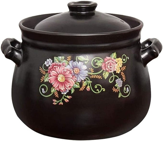 Casserole Cookware Casserole Stew Pot Ceramic Casserole Pot-Multifunctional Resistant to Cold and Heat Essential for The Kitchen (Size : B) (A)