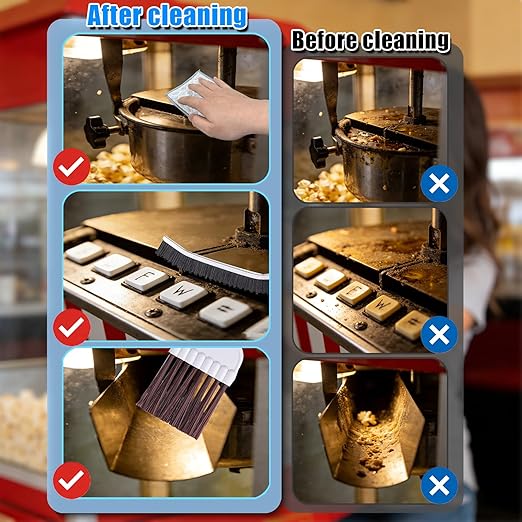 Popcorn Machine Cleaning Kit, Popcorn Machine Cleaner Brush, Popcorn Machine Accessories