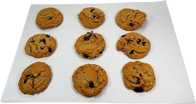 Regency Wraps Parchment Paper Sheets For Non-Stick Cooking and Baking, Greaseproof Paper Liners for Cookie Sheets, Cake Pans, Air Fryer and Microwave Safe, White, 12 x 16 inches, 6 pcs, Pack of 1