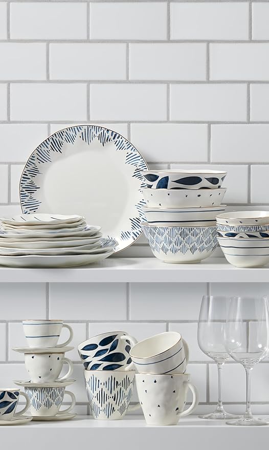 Lenox 897387 Blue Bay 12-Piece Dinnerware Set