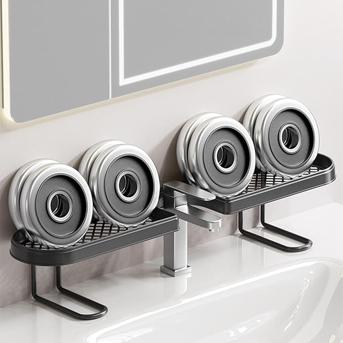 U Shape Faucet Storage Rack, Enhanced Usability Convenience, 11.5x12.8x59cm, Kitchen Sink Organizer, Sink Storage Rack, Space-Saving Design, For Kitchen Countertop Bathroom Dorm