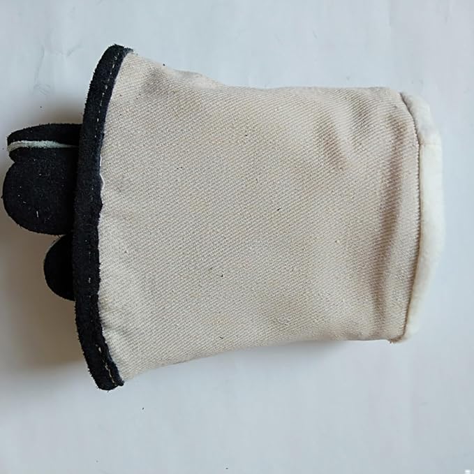 Heat Resistant Gloves for Grill BBQ,Long Sleeve Grill Gloves for Baking,Oven,Fireproof, Stove,Welder,Welding,Fireplace (Bblack-Yellow)