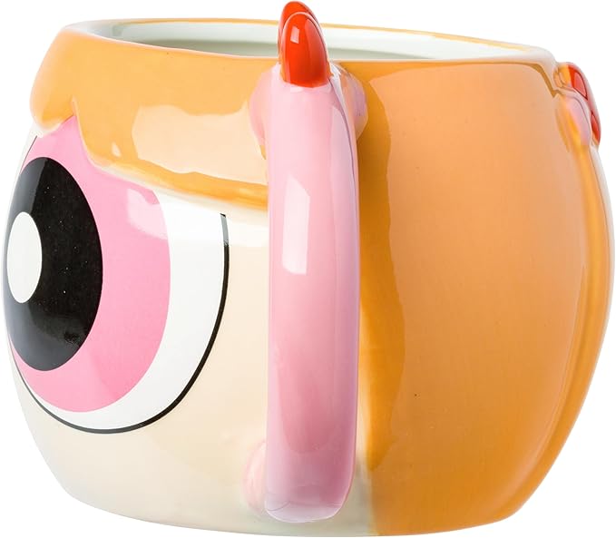 Silver Buffalo Powerpuff Girls Blossom Ceramic 3D Sculpted Mug, 20 Ounces