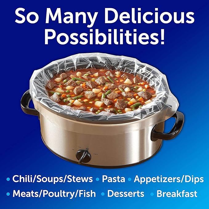 Reynolds Kitchens Slow Cooker Liners, Regular (Fits 3-8 Quarts), 20 Count (Pack of 2)