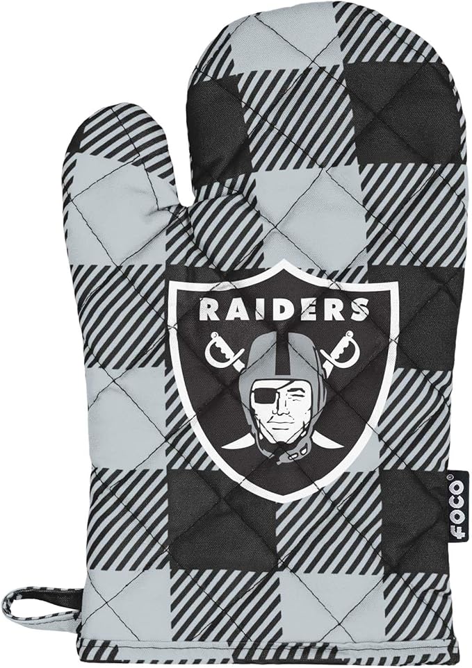 FOCO NFL Unisex-Adult NFL Team Logo Grilling Cooking Chef Gear - Oven Mitt