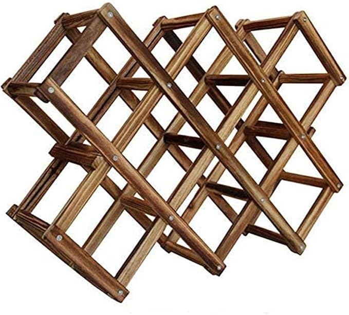 Wooden Red Wine Rack 3/10 Bottle Holder Mount Kitchen Bar Display Shelf Folding Wood Wine Rack Drink Bottle Holders Interesting Life