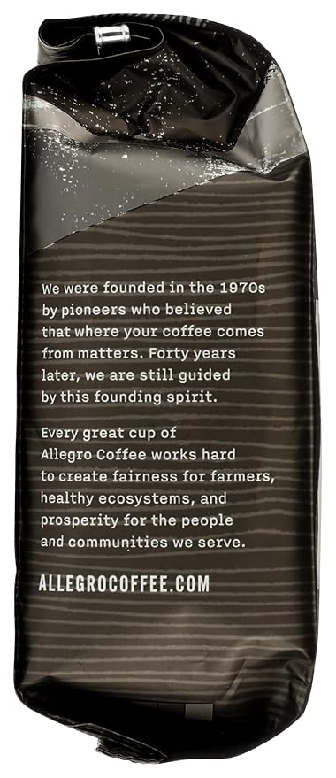 Allegro Coffee Organic Espresso Bel Canto Whole Bean Coffee, 12 oz(Pack of 1)
