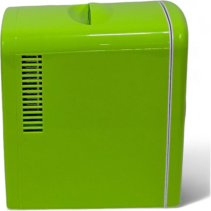 CURTIS Mountain Dew MIS134MD, Mini Portable Compact Personal Fridge Cooler, 4 Liter Capacity Chills Six 12 oz Cans, 100% Freon-Free & Eco Friendly, Lime