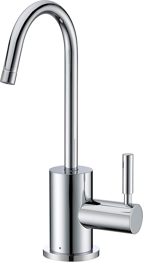 Whitehaus Collection WHFH-C1010-C Forever Hot Point of Use Cold Water Faucet with Contemporary Spout, Polished Chrome