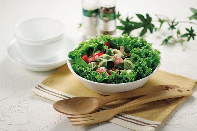 Corelle J2206-N CP-8903 Square Plate, Width: 6.5 Inches (16.5 cm), Shatter-Resistant, Lightweight, Winter Frost White, Small