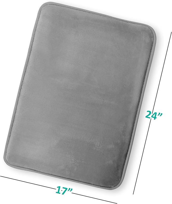 Clara Clark Bathroom Rugs, Velvet Memory Foam Bath Mat, Non-Slip Bath Rugs, Machine Wash, Dries Quickly, Ultra Soft Plush Bath Mats for Bathroom,