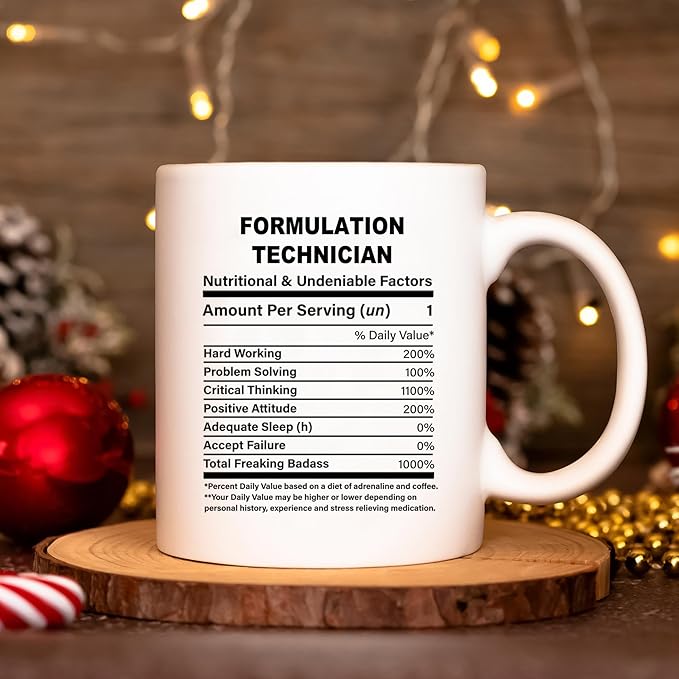 Funny Gift for Formulation Technician, Formulation Technician Nutrition Mug, Best Formulation Technician Gift Ideas, Graduation, Funny Formulation Technician Birthday Mug