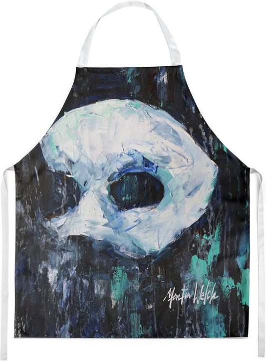 Caroline's Treasures Cryptic Mask Apron Cooking Kitchen Server Baking Crafts Gardening for Adult Women Men, Unisex, Large, Multicolor