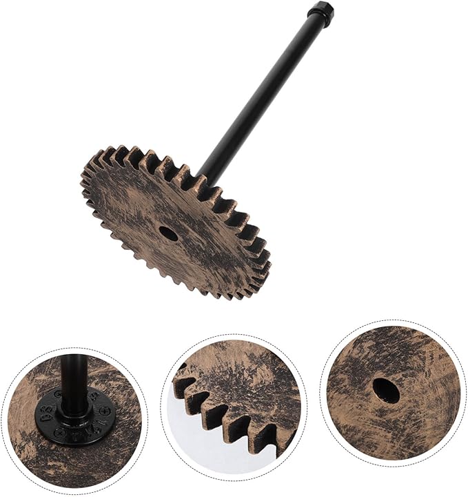 NUOBESTY Rustic Industrial Pipe Paper Towel Holder Vintage Design for Kitchen and Bathroom Heavy Duty Tissue Holder Unique Water Pipe Shape Versatile for Home Use