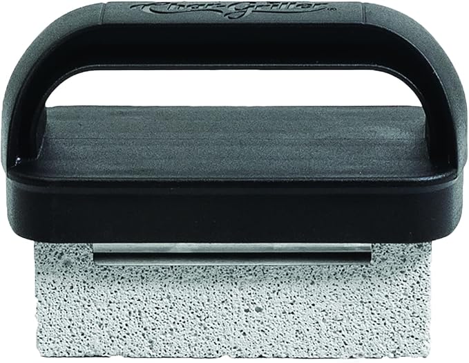 Char-Griller 8922 Flat Iron Gas Griddle Cleaning Kit Barbecue Tool Set Black