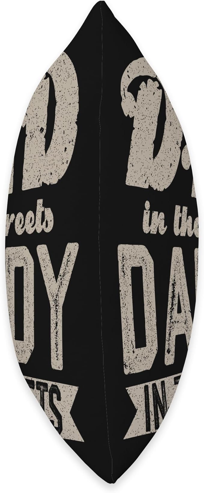 Dad In The Streets Daddy In The Sheets Throw Pillow, 16x16, Multicolor