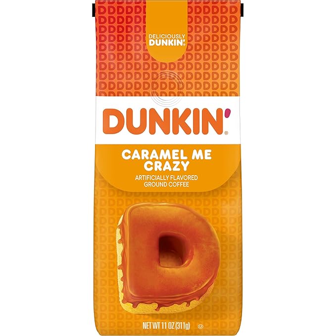 Dunkin' Caramel Me Crazy Ground Coffee, 11 Ounces
