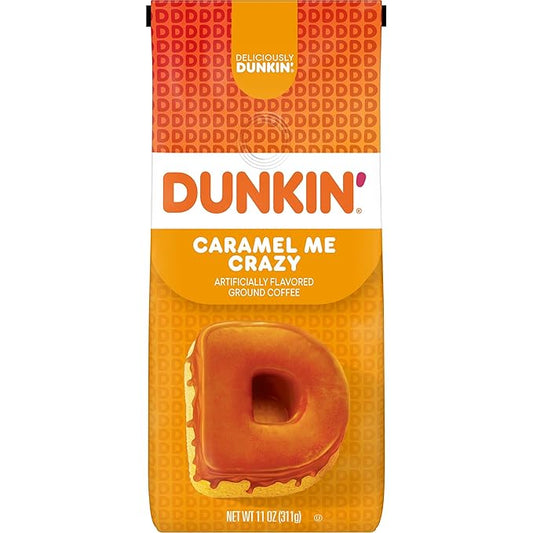 Dunkin' Caramel Me Crazy Ground Coffee, 11 Ounces